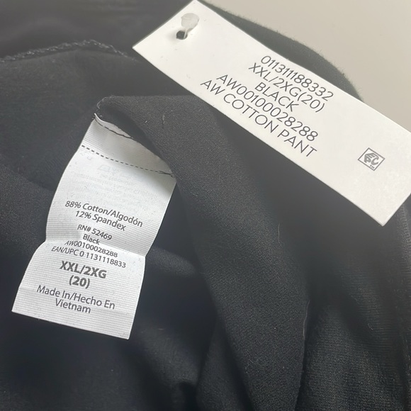 Athletic Works High Rise Black Moisture Wicking Pants- XXL - Picture 8 of 13